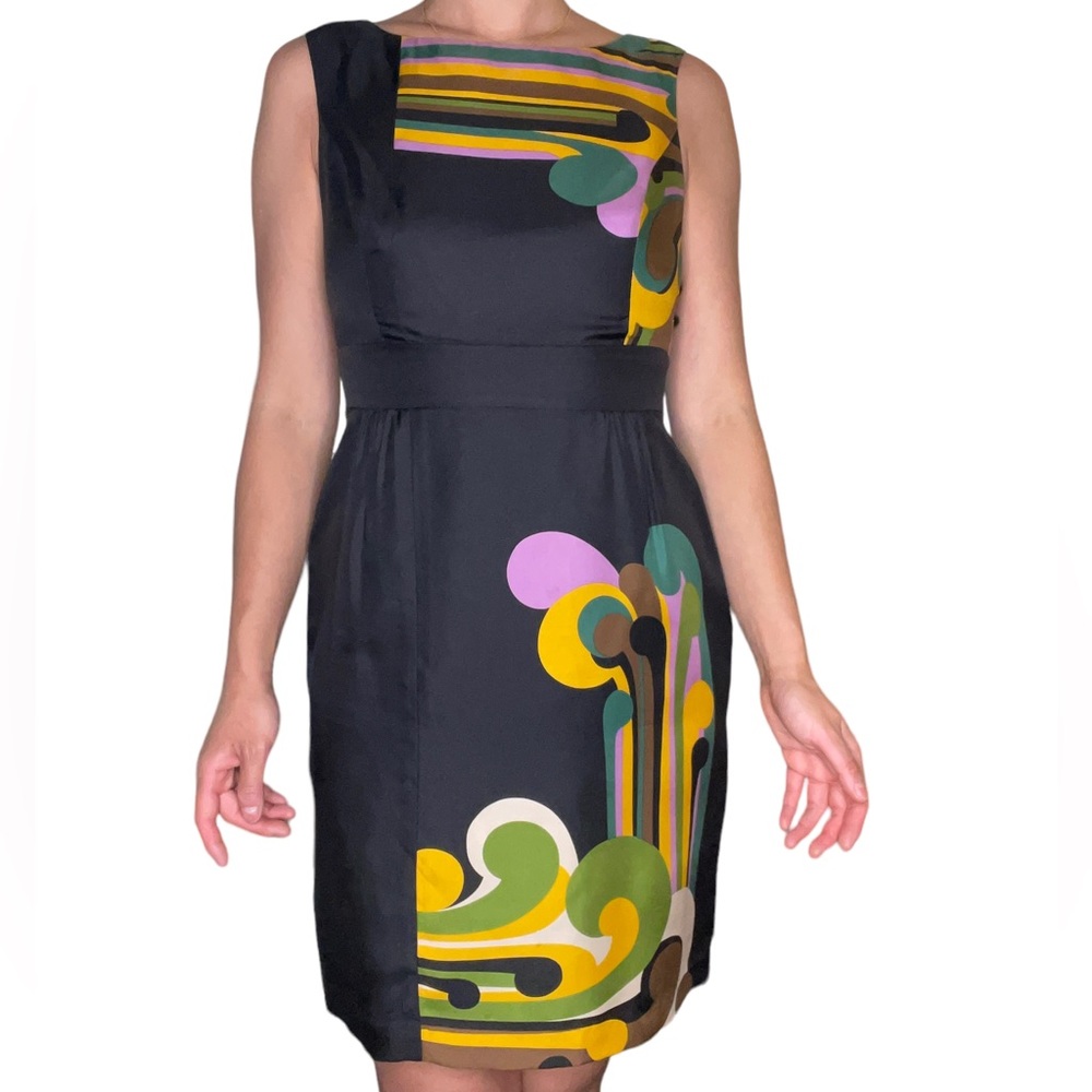 Tibi NY 100% Silk Patterned Dress